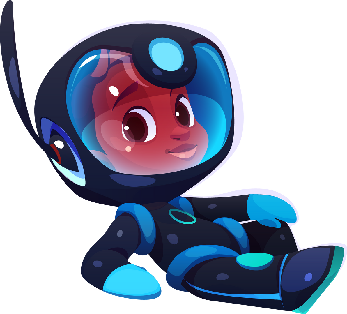 Cute Astronaut Boy